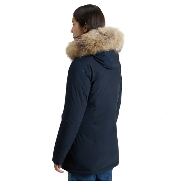 WOOLRICH Arctic Parka in Urban Touch with Detachable Fur size Small - Picture 3 of 16